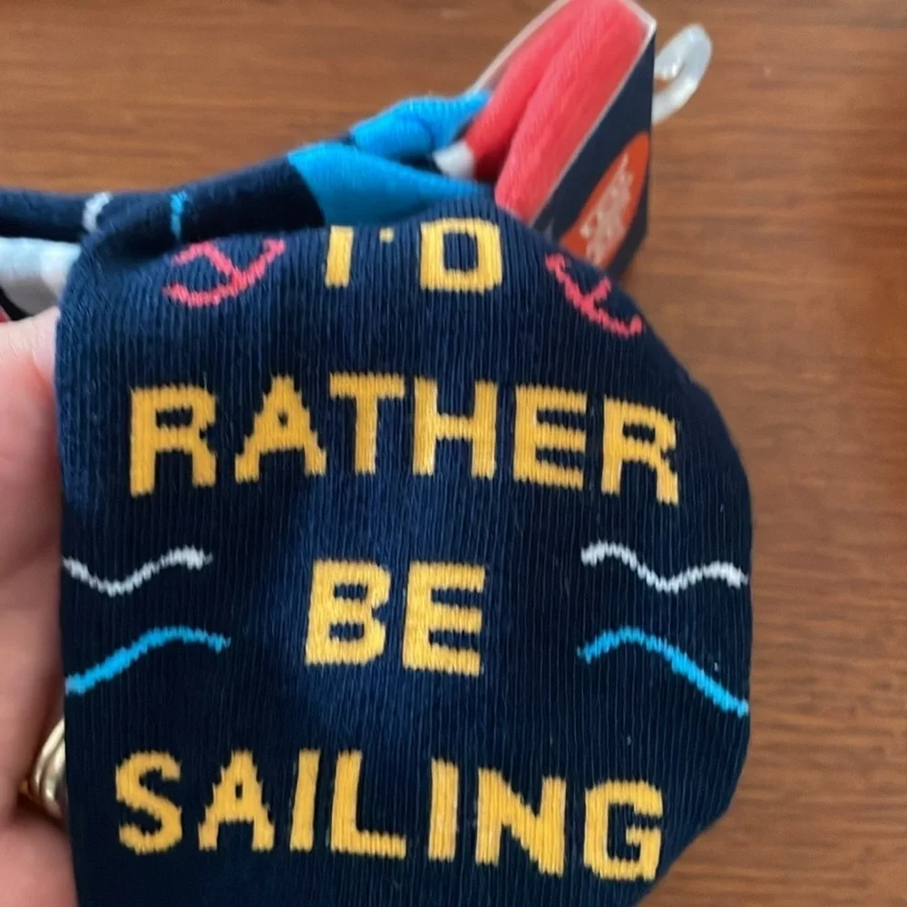 LAVLEY “I’d rather be sailing “ ⛵️ socks 🧦